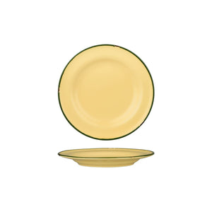 94108-SG Luzerne Tintin Sand Green Round Plate Wide Rim Globe Importers Adelaide Hospitality Supplies