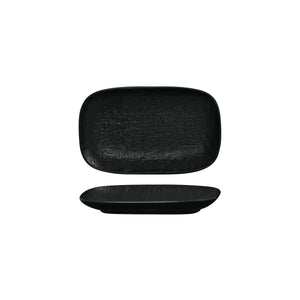 94522-BK Luzerne Linen Black Oblong Plate Globe Importers Adelaide Hospitality Supplies