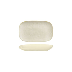 94522-RW Luzerne Linen Reactive White Oblong Plate Globe Importers Adelaide Hospitality Supplies