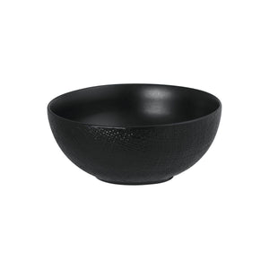 94563-BK Luzerne Linen Black Round Bowl Globe Importers Adelaide Hospitality Supplies