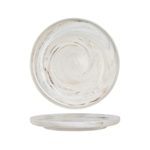946011 Luzerne Signature Marble Round Plate - Vertical Rim Globe Importers Adelaide Hospitality Supplies