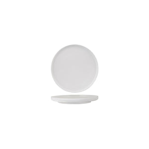 946306 Luzerne Signature White Round Plate - Vertical Rim Globe Importers Adelaide Hospitality Supplies