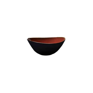 948871 Luzerne Rustic Crimson Oval Bowl Globe Importers Adelaide Hospitality Supplies