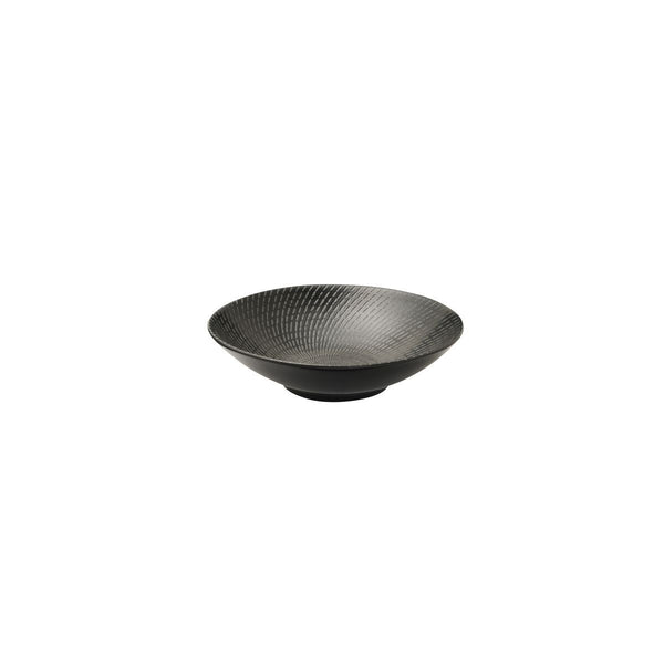 94925-BK Luzerne Zen Black Swirl Round Bowl Globe Importers Adelaide Hospitality Supplies