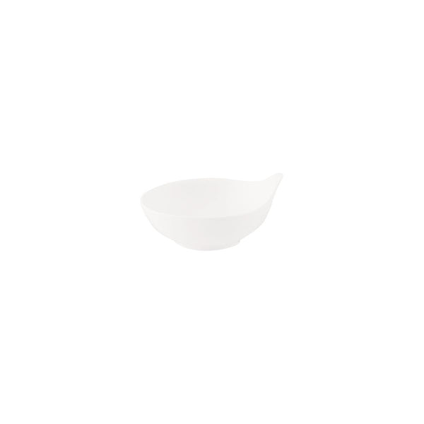 ROUND SAUCE DISH WITH HANDLE