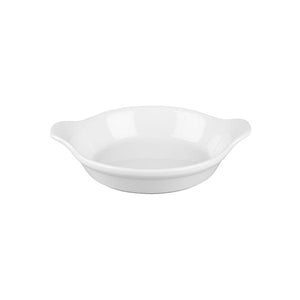 9961007 Churchill Cookware Round Gratin White Globe Importers Adelaide Hospitality Supplies