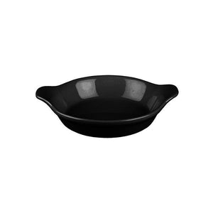 9961505 Churchill Cookware Round Gratin Black Globe Importers Adelaide Hospitality Supplies