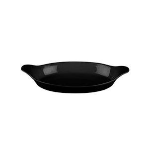 9961506 Churchill Cookware Oval Gratin Black Globe Importers Adelaide Hospitality Supplies