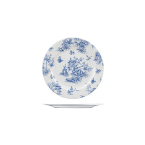 9971121 Churchill Vintage Prints Toile Prague Round Plate Wide Rim Globe Importers Adelaide Hospitality Supplies