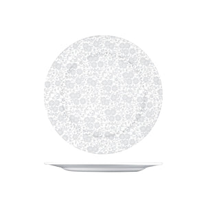 9971727 Churchill Vintage Prints Victorian Lace White Round Plate Wide Rim Globe Importers Adelaide Hospitality Supplies