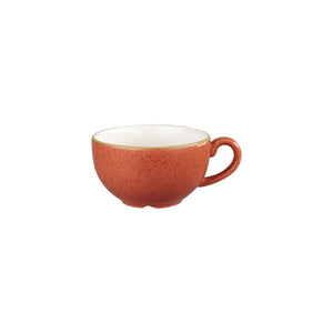 9975008-O Stonecast Spiced Orange Cappuccino Cup Globe Importers Adelaide Hospitality Supplies