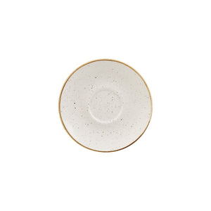 9975028-W Stonecast Barley White Cappuccino Saucer Globe Importers Adelaide Hospitality Supplies