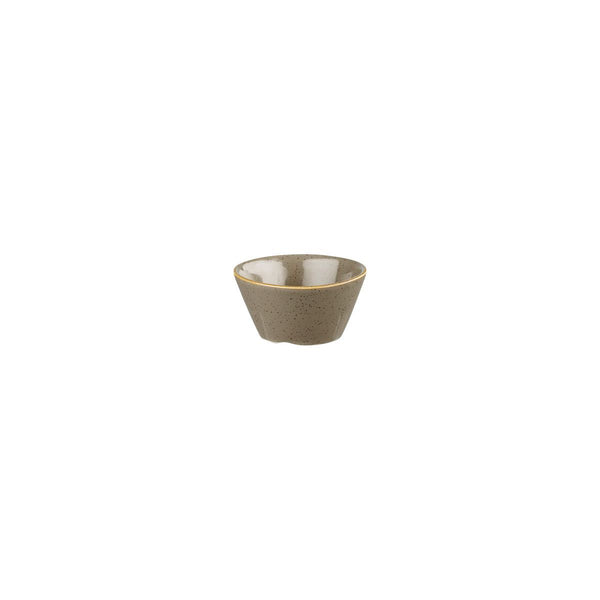 9975100-P Churchill Stonecast Peppercorn Grey Sauce Dish Globe Importers Adelaide Hospitality Supplies