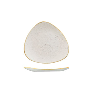 9975319-W Stonecast Barley White Triangular Plate Globe Importers Adelaide Hospitality Supplies