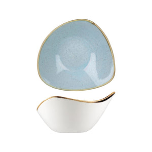 DUCK EGG TRIANGULAR BOWL