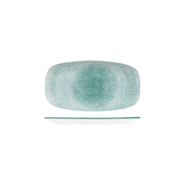 RAKU JADE GREEN OBLONG CHEF'S PLATE