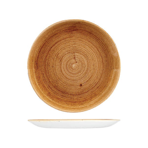 PATINA VINTAGE COPPER ROUND COUPE PLATE