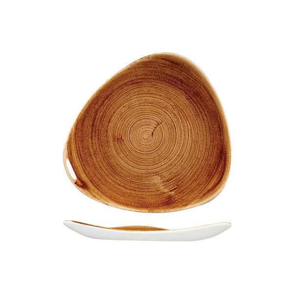 PATINA VINTAGE COPPER TRIANGULAR PLATE
