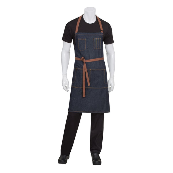 AB035-IBL Chef Works Memphis Bib Apron Globe Importers Adelaide Hospitality Supplies