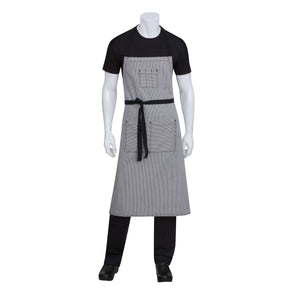 AB038-BLK Chef Works Portland Chefs Bib Apron Globe Importers Adelaide Hospitality Supplies