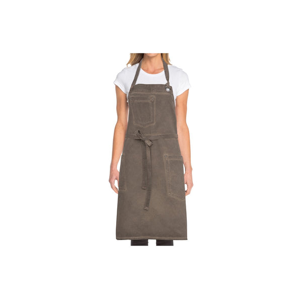 ABAQ054-EAB Chef Works Dorset Bib Apron Globe Importers Adelaide Hospitality Supplies
