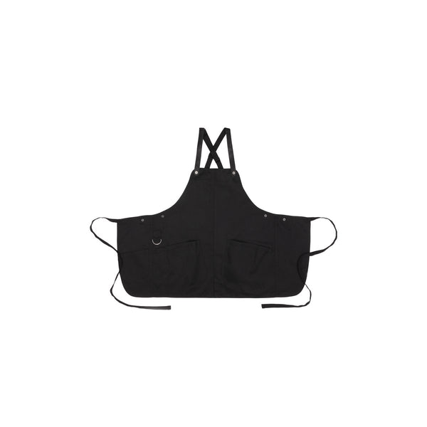 ABN01W-BLK-0 Chef Works Largo Short Bib Apron Globe Importers Adelaide Hospitality Supplies