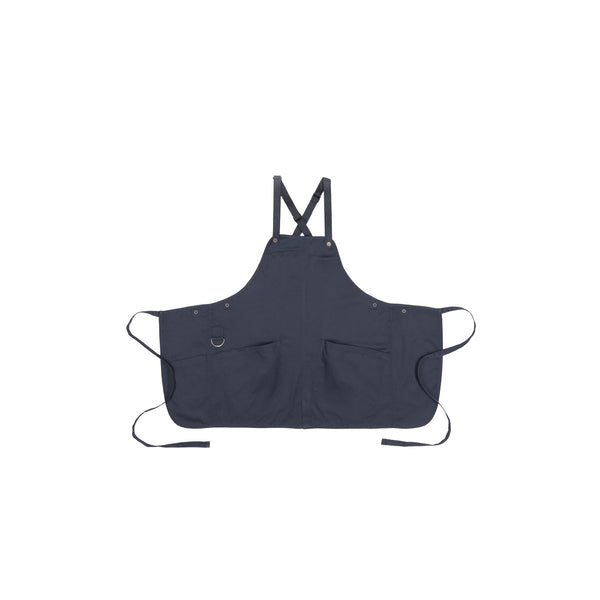 ABN01W-BLU-0 Chef Works Largo Short Bib Apron Globe Importers Adelaide Hospitality Supplies