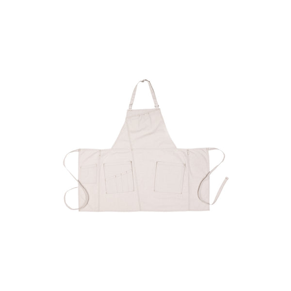 ABN02-NAT-0 Urban Collection Medford Bib Apron Globe Importers Adelaide Hospitality Supplies