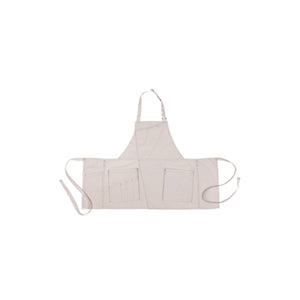 ABN02W-NAT-0 Urban Collection Medford Short Bib Apron Globe Importers Adelaide Hospitality Supplies