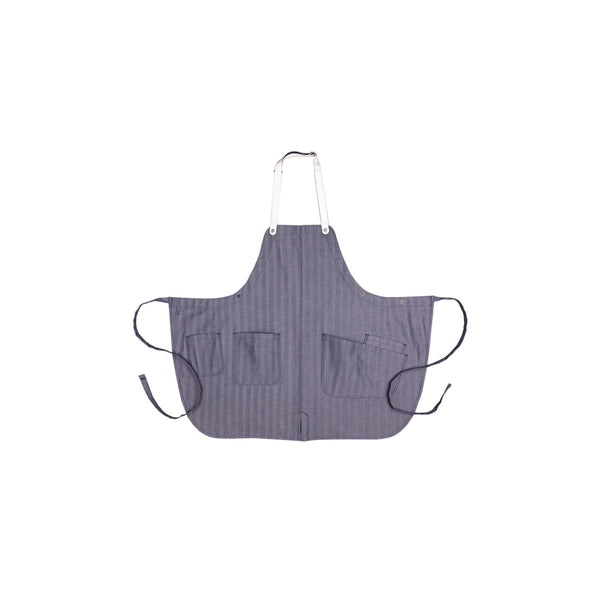 ABS02-BLU-0 Urban Collection Seattle Bib Apron Globe Importers Adelaide Hospitality Supplies