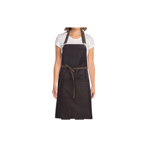 ABWT051-BNB Chef Works Boulder Bib Apron Globe Importers Adelaide Hospitality Supplies