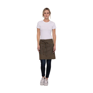 AHN01-BTP Chef Works Uptown Half Bistro Apron Globe Importers Adelaide Hospitality Supplies