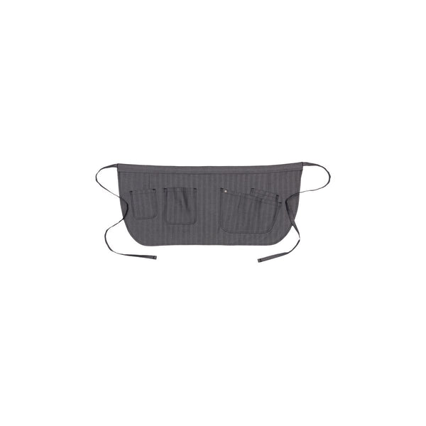 AHN07-BLK-0 Urban Collection Seattle Half Bistro Apron Globe Importers Adelaide Hospitality Supplies