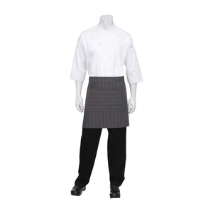 AW036-BUC-DC Chef Works Brooklyn Half Bistro Apron Globe Importers Adelaide Hospitality Supplies