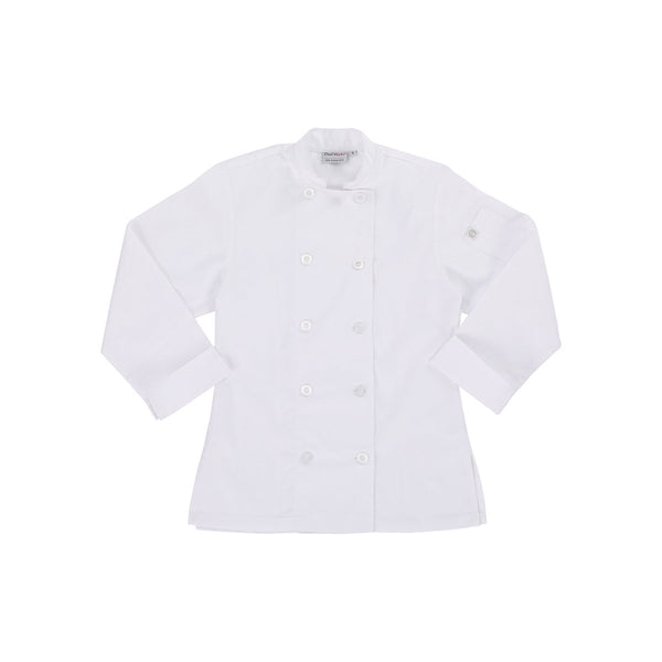 BCW004-WHT-3XL Chef Works Le Mans Chef Jacket Women Globe Importers Adelaide Hospitality Supplies