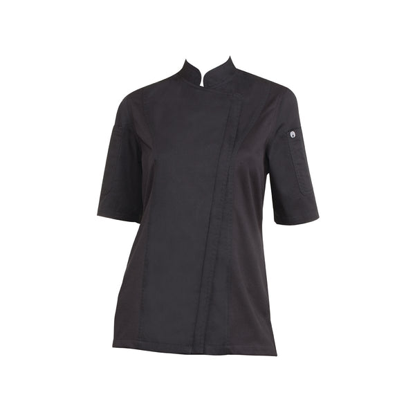 BCWSZ006-BLK-3XL Chef Works Springfield Chef Jacket Women Globe Importers Adelaide Hospitality Supplies