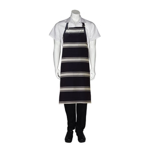 BSBA Chef Works Bib Apron Butcher Striped Globe Importers Adelaide Hospitality Supplies
