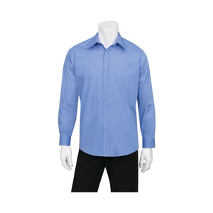D100-FRB-3XL Basic Dress Shirt Men French Blue Globe Importers Adelaide Hospitality Supplies