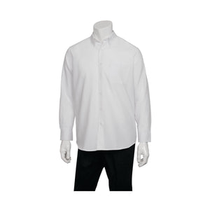 D500-WHT-3XL Oxford Dress Shirt Men White Globe Importers Adelaide Hospitality Supplies