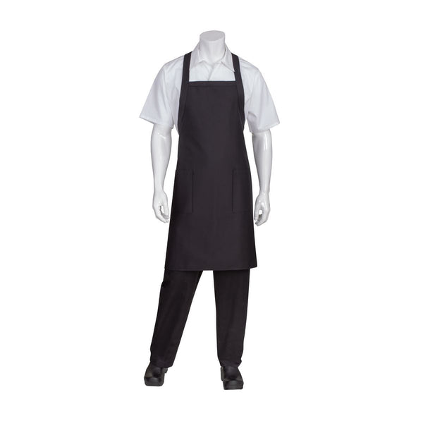 F35-BLK Chef Works Cross-Back Bib Apron Globe Importers Adelaide Hospitality Supplies