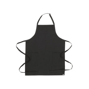 F53-BLK Chef Works Bib Apron Two Patch Pocket  Globe Importers Adelaide Hospitality Supplies