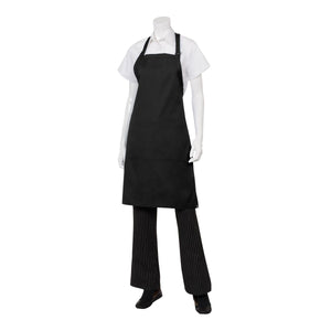 F8-BLK Chef Works Bib Apron Globe Importers Adelaide Hospitality Supplies