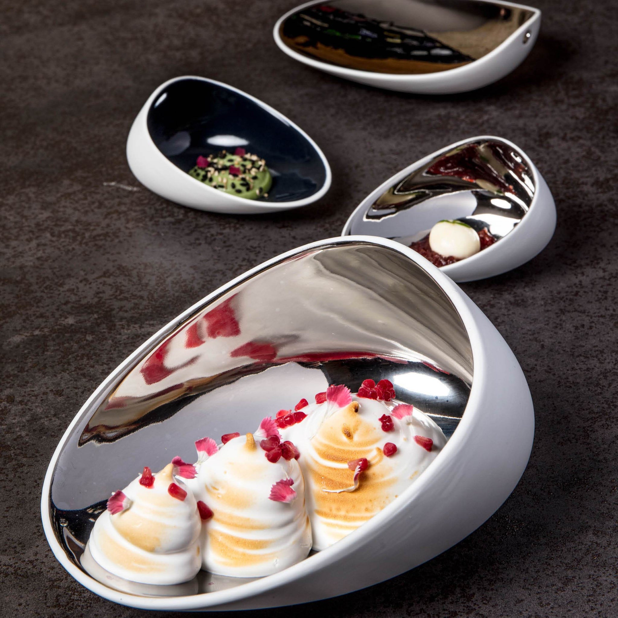 Cookplay Jomon Metallic Silver Globe Importers Adelaide Hospitality Supplies