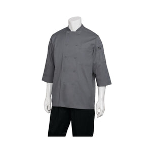 JLCL-GRY-3XL Chef Works Morocco Chef Jacket Globe Importers Adelaide Hospitality Supplies