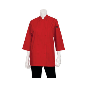 JLCL-RED-3XL Chef Works Morocco Chef Jacket Globe Importers Adelaide Hospitality Supplies