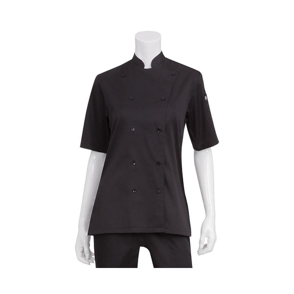 KL150-BLK-2XL Avignon Bistro Shirt Women Black Globe Importers Adelaide Hospitality Supplies