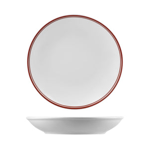 NDC26-R RAK Porcelain Nano Cru Red Round Coupe Bowl Globe Importers Adelaide Hospitality Supplies