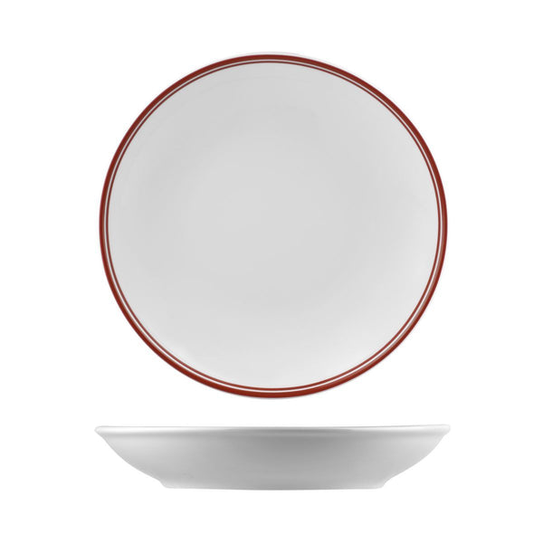 NDC26-R RAK Porcelain Nano Cru Red Round Coupe Bowl Globe Importers Adelaide Hospitality Supplies
