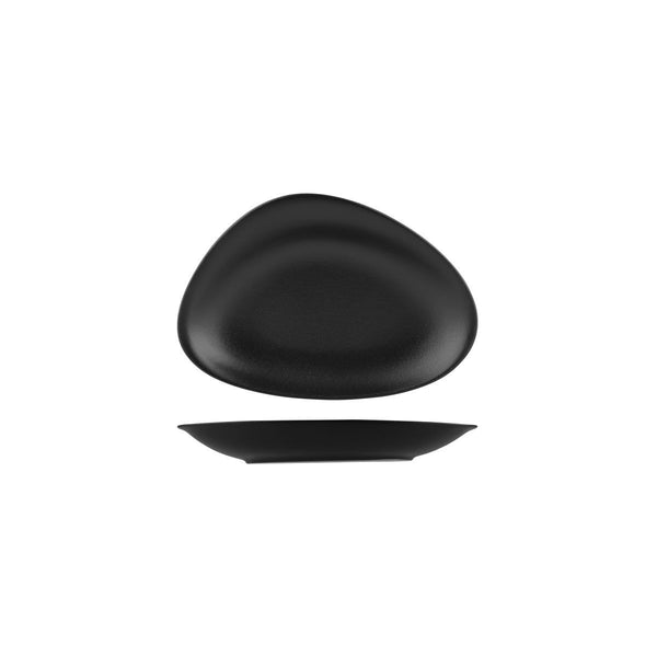 72.NFBC270.BK RAK Neofusion Volcano Oval Plate 270x187mm Globe Importers Adelaide Hospitality Supplies
