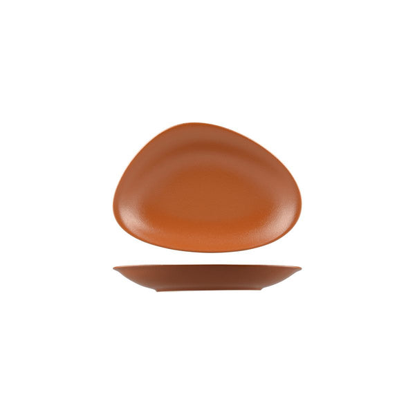 72.NFBC270.T RAK Neofusion Terra Oval Plate 270x187mm Globe Importers Adelaide Hospitality Supplies
